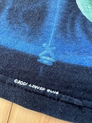 Vintage 2001 Liquid Blue Great Wolf Lodge Wolf All Over Print T-Shirt Size L