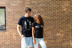 Mens Got Your Back Funny Halloween Skeleton Best Friend T shirt