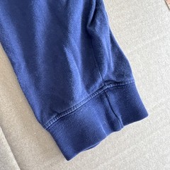 Gulf Traders Mens XL Navy Blue Mock Neck Long Sleeve 100% Cotton Shirt 90s
