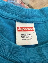 Supreme Prodigy Tee Shirt Cyan SS18 Sz L