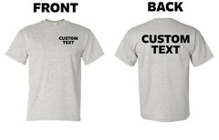 Custom T-Shirt, Personalized, Add Your Own Text