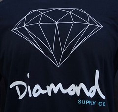New Diamond Supply Co. OG Script Black Classic Sport Mens S/S T Shirt RDAM-563