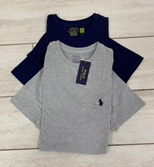 Polo Ralph Lauren Men’s Custom Slim Fit Crewneck T-Shirt Navy , Gray -S, -XXL