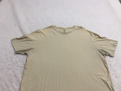 Dockers T Shirt Mens XL Beige Tan Short Sleeve Crew Neck