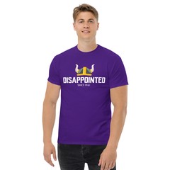 Disappointed Vikings Football Minnesota T-Shirt Funny Humor S,M,L,XL,2X,3X