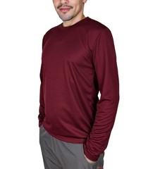 Mens 5-Pack Long Sleeve Tees: Dry faster than your excuses, sun-protected too!