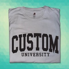 Custom University Font Shirt College Text Gift For favorite Varsity Brand Tee