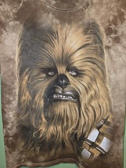 Star Wars Fifth Sun Chewbacca T-Shirt Brown Short Sleeve Size Medium