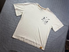 Peanuts Snoopy Halloween Shirt Mens XXL Cream Graphic Tee Hybrid Apparel