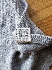 The Flat Head Gray Thermal LS Crew Neck T-Shirt – Size 40 (Fits Small)