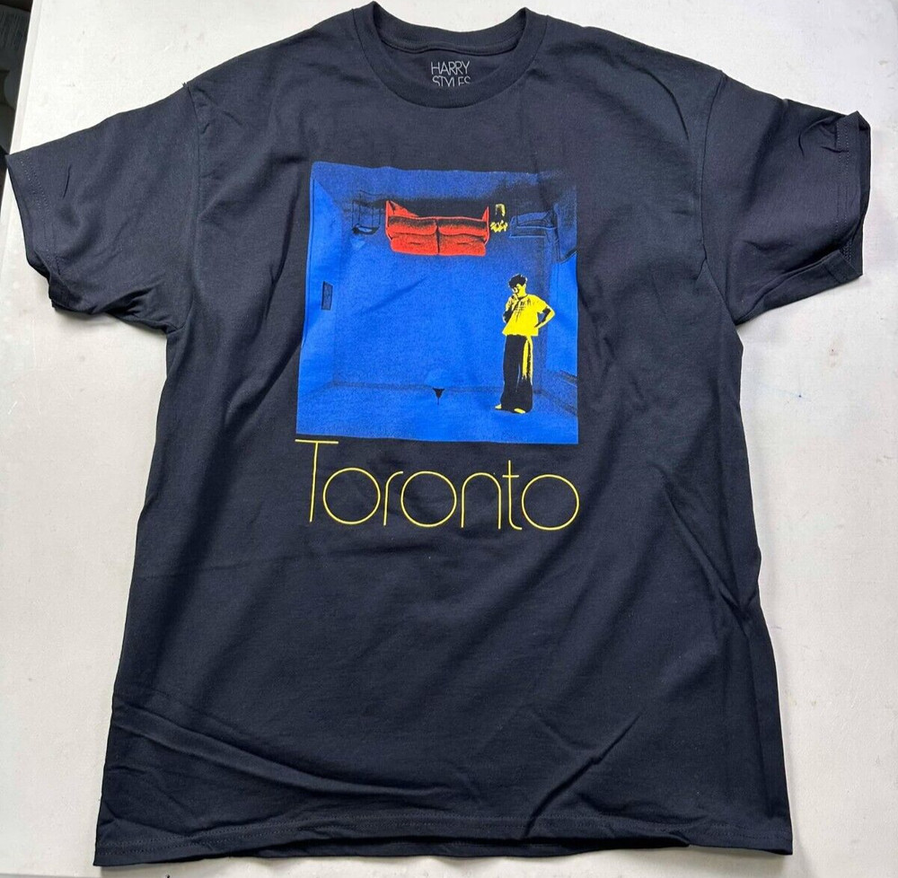 Harry Styles Exclusive t-shirt Love On Tour 2022 Toronto Pop-Up LARGE Black New