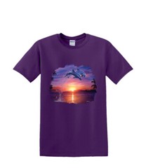 T-Shirt S to 2XL 3XL – DOLPHIN LEAP of faith water waves resort fun adult