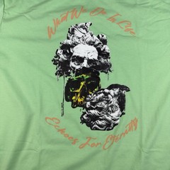 Genuine Shirt Men 2XL Mint Green Gladiator Movie Quote Skull Graphic Tee