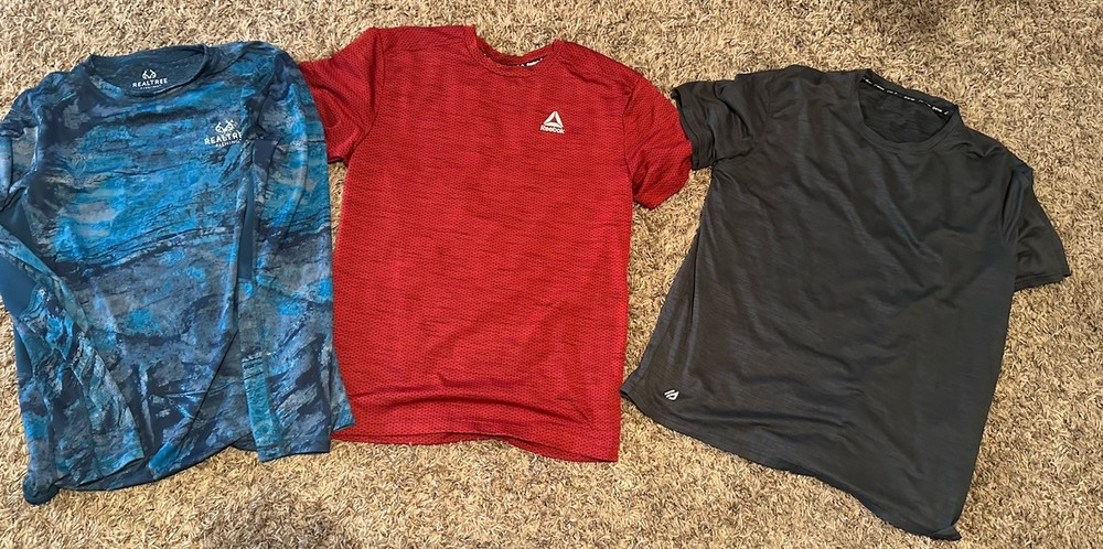 Men’s Size Small Shirts Lot Of 3 Dri-fit Material Soft And Comfy