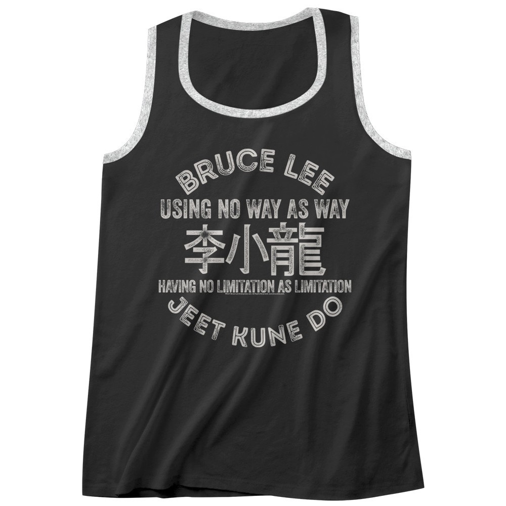 Bruce Lee Jeet Kune Do Having No Limitations Men’s Contrast Tank Top Muscle Vest