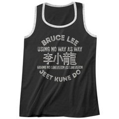 Bruce Lee Jeet Kune Do Having No Limitations Men’s Contrast Tank Top Muscle Vest