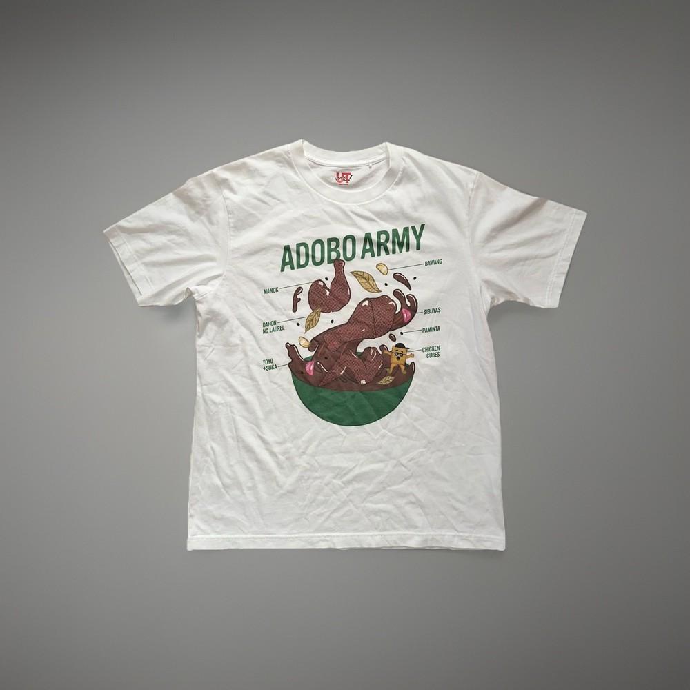 Uniqlo UTme! ‘Adobo Army’ Filipino Food Graphic T-Shirt Men’s XL