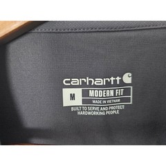 [Workwear] Carhartt Force Scrub Top Mens Medium Gray Modern Fit C16510 Pocket