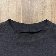 VTG Spalding T-Shirt Men’s M Black Polycotton Spellout Logo Faded 90s