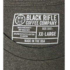 Black Rifle Coffee Company T-Shirt Mens 2XL Texas Flag AR-15 Graphic Tee