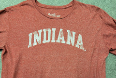 Retro Brand Mens Red T-Shirt Size L Indiana Casual Wear