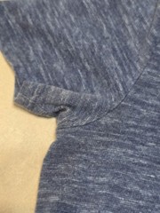 Hollister V-Neck Tee Must-Have Collection Feathered Blue Mens Sz L
