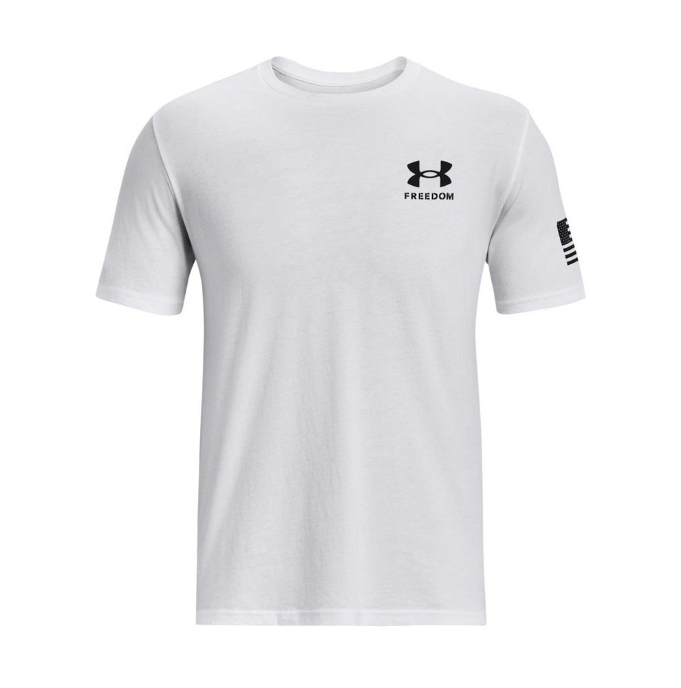 Under Armour Men’s UA Freedom Flag Camo T-Shirt, White/Black, 3XL NWT