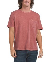 Marine Layer Vintage Heavy Slub Pocket Tee Marsala Men’s T Shirt Large