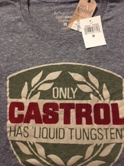 NWT Lucky Brand Castrol Crest Tee. Size: Medium MSRP $44.50