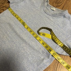 Vintage Champion Blue Bar 70s Heather Blue Cotton Rayon Blend Blank T-Shirt Sz M