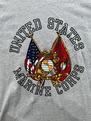 2000 Vintage United States Marine Corps Tee Gray Men’s L M. J. Soffe Streetwear
