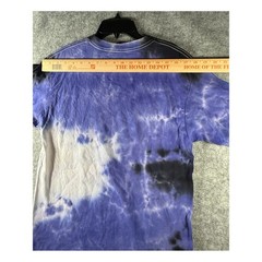 Disney Hocus Pocus Tie Dye Shirt Mens Medium Purple Black Binx Cat Halloween Tee