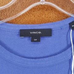 VINCE Shirt Mens Small Blue Pullover Crew Short Sleeve 100% Cotton T-Shirt Tee
