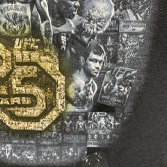 Men’s T Shirt UFC 25 Lots Of Fighters Graphic Reebok Size Medium Thin Black