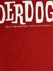 Vintage 1996 Changes Underdog Logo Graphic T-shirt – Size Large MADE IN USA Red