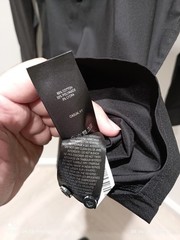 balmain black shirt with front logo and printed written on the back
