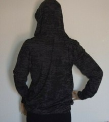 Funny Long Sleeve Shirt with Hood “Women Who Behave Rarely Make History” SZ L