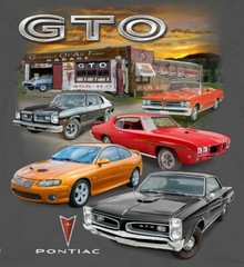 Joe Blow T’s Pontiac GTO Garage T-Shirt Judge Ram Air 1964 1966 1970 1974 Goat