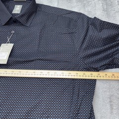 Stacy Adams Modern Fit Vintage Geometric Diamond Print Men’s Shirt Retro 3XL