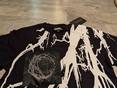 NWT Monami Frost Streetwear Black White Abstract Tee shirt Size Small Rare VHTF