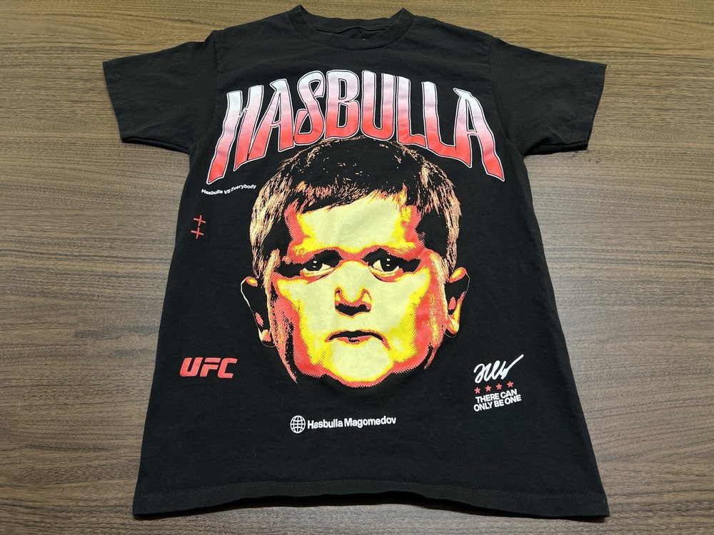Hasbulla Magomedov “There Can Only Be One” Black UFC T-Shirt – Small