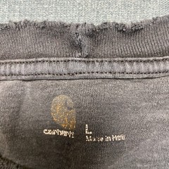 Carhartt Shirt Mens L Gray Spellout Logo Crew Neck Streetwear Workwear Utility