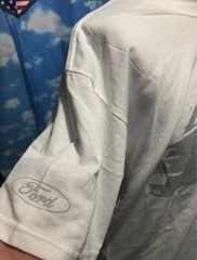 FORD Mustang Boss 302 White NWOT XL extra large Shirt Anvil pre-shrunk C34