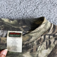 NEW Mossy Oak Camo T Shirt Mens Large Pullover Camouflage Forest Outdoor Hunt
