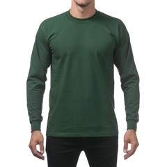 3 PACK PROCLUB MENS HEAVYWEIGHT LONG SLEEVE T SHIRTS PRO CLUB CASUAL COTTON TEE