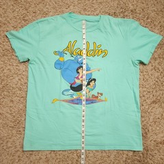Disney Princess Aladdin Mens L Short Sleeve Crewneck Shirt
