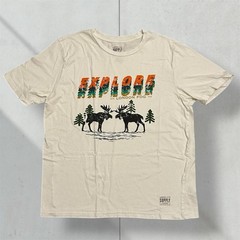 London fog white graphic tee