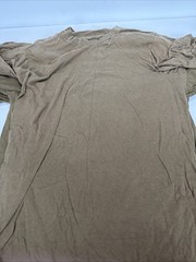 Lot Of 6 Vintage Military Issue T-Shirt Men’s Size Small Brown Lally Mfg. Corp.