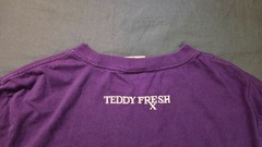 TEDDY FRESH Always Late PURPLE T Shirt XL Long sleeve Lots of Graphics COOL