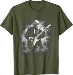 Donald Trump Playing Electric Rock Guitar T-Shirt